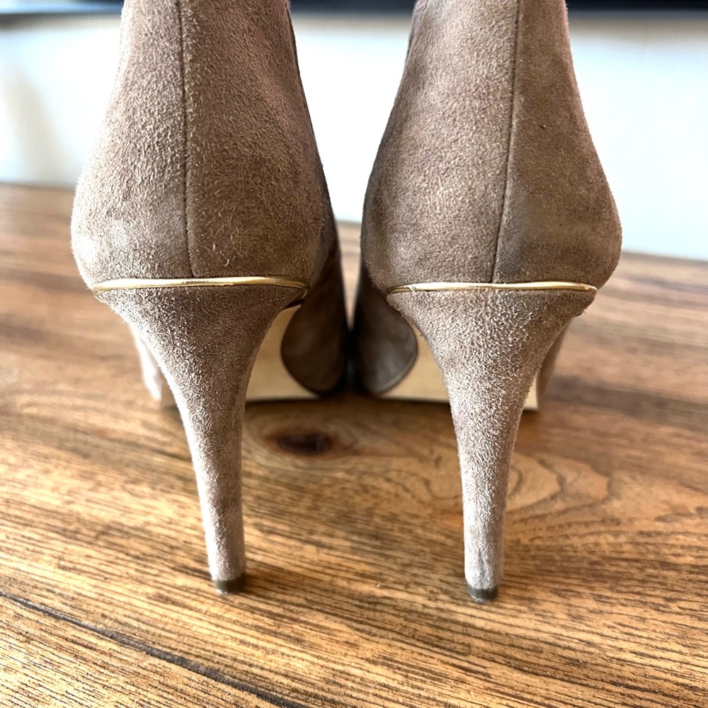 Coach Tan Suede Ankle Booties - Picture 3 of 7